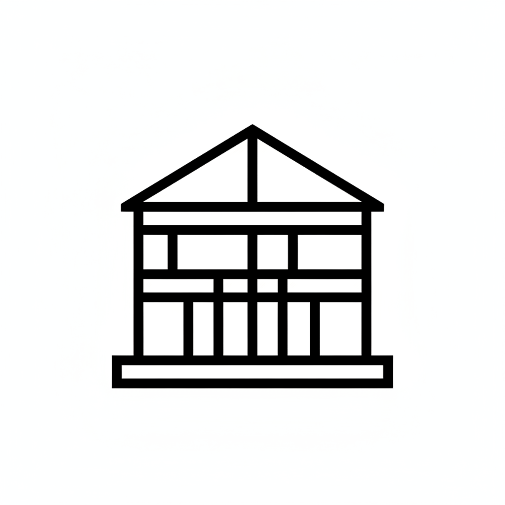Minimal museum icon