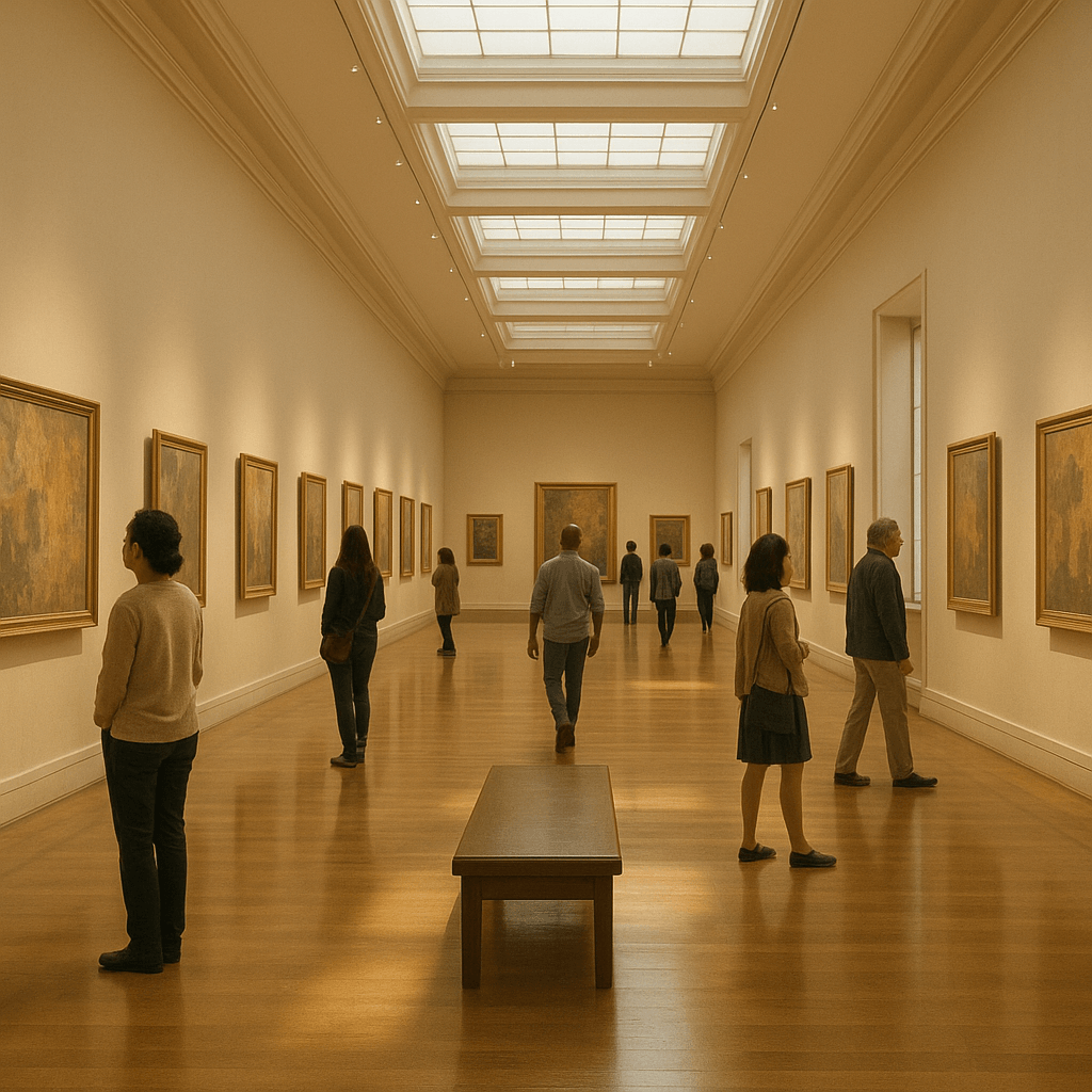 Museum galerie interieur